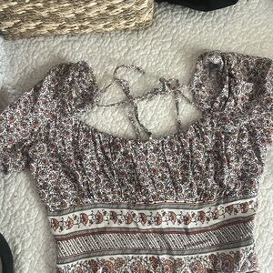 Floral Boho Top